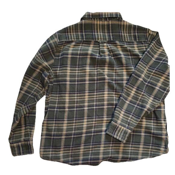 Woolrich Men’s Plaid Outdoors Woodsy 100% Cotton Green Navy Sz XXL - Picture 2 of 9